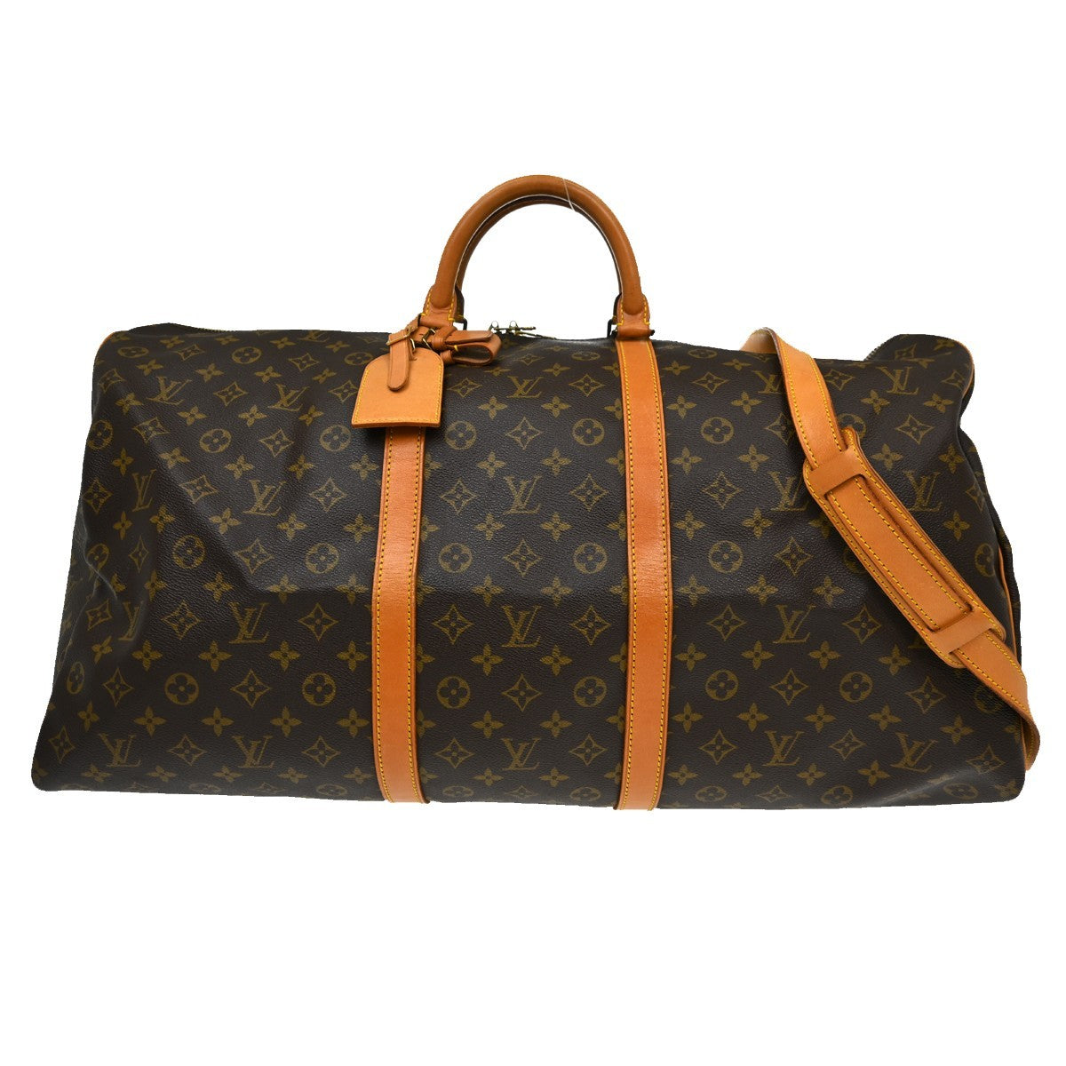 Louis Vuitton Keepall Bandouliere Monogram Canvas, Brown, Canvas, Travel Bag