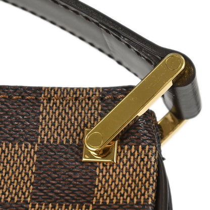 Louis Vuitton Aubagne Damier Ebene, Brown, Canvas, Shoulder Bag