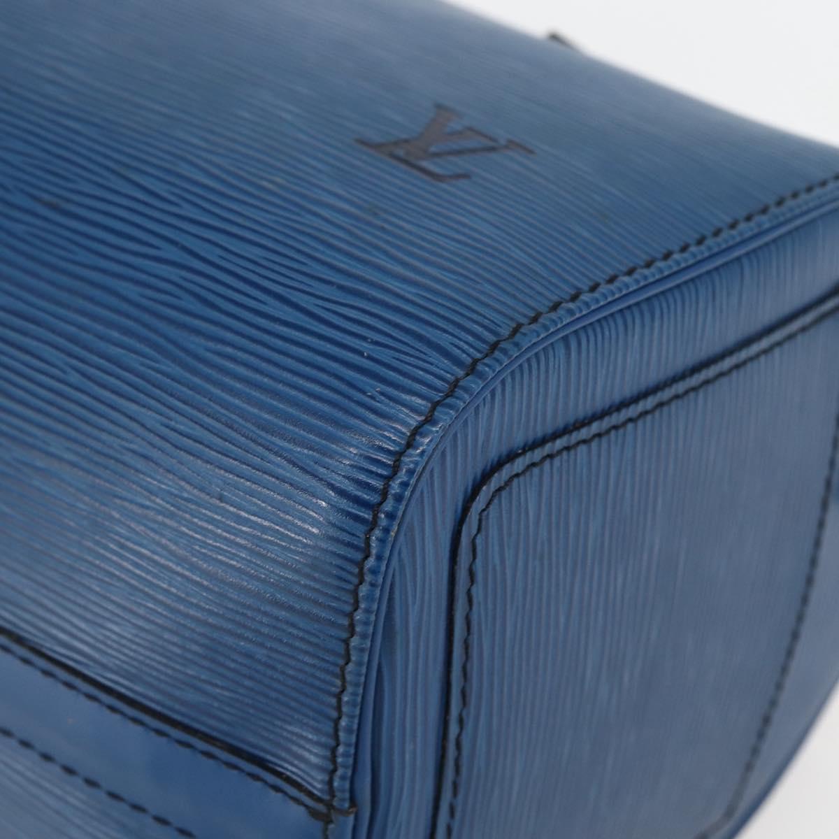 Louis Vuitton Speedy Handbag Epi Leather, BLUE, LEATHER, Handbag