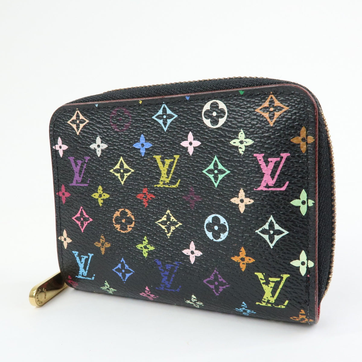 Louis Vuitton Zippy Coin Purse Monogram Multicolor, Black, Canvas, Wallet