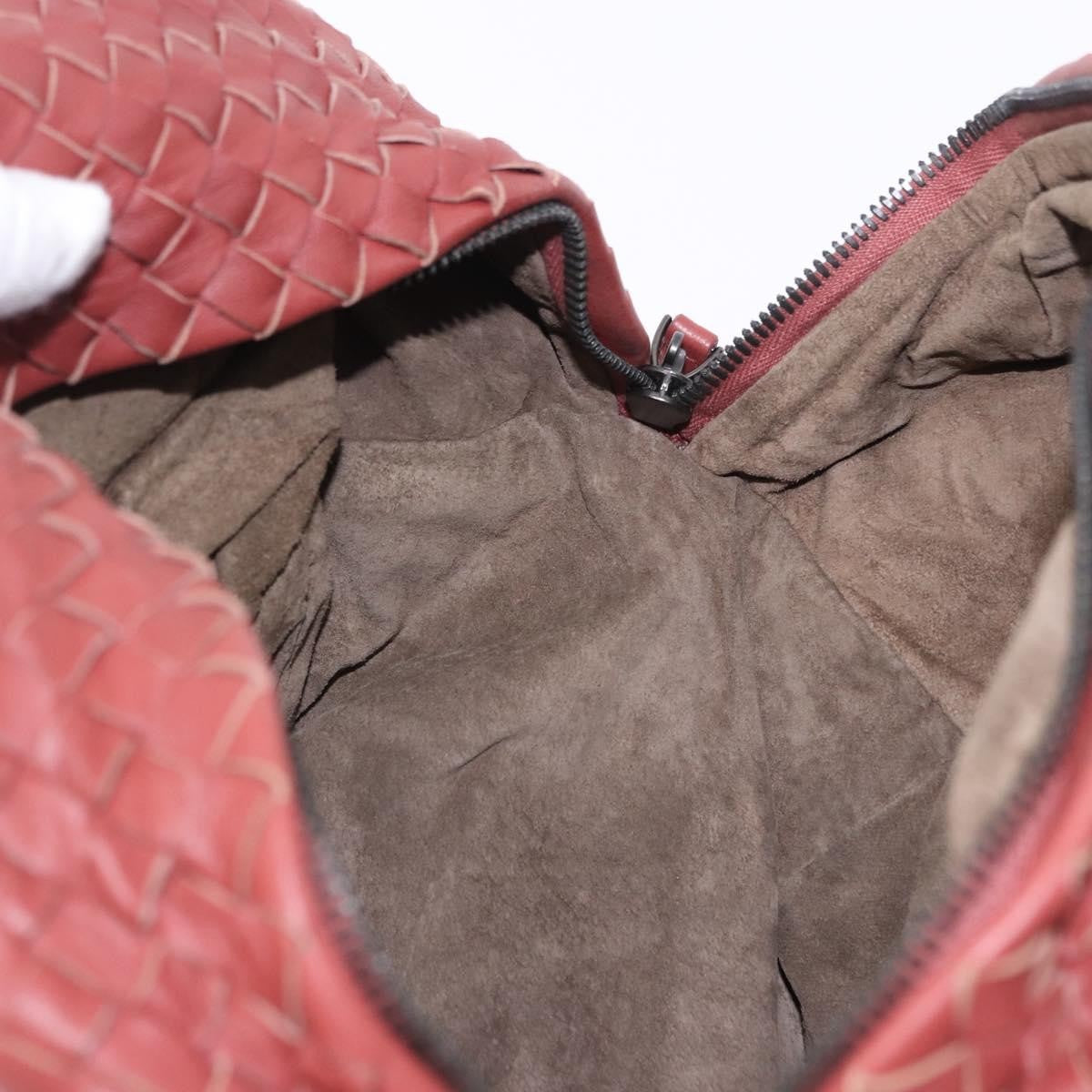 Bottega Veneta Zip Cube Messenger Intrecciato Nappa, Brown, Leather, Shoulder Bag