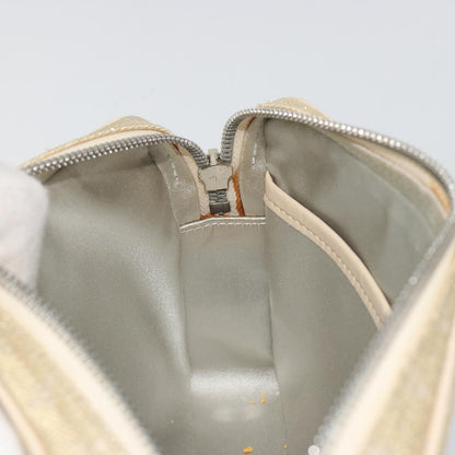 Louis Vuitton McKenna Mini Lin, Gold, Canvas, Shoulder Bag