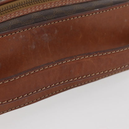 Celine Macadam Vanity Canvas, Brown, Canvas, Clutch