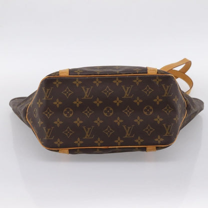 Louis Vuitton Shopping Sac Monogram Canvas, Brown, Canvas, Handbag