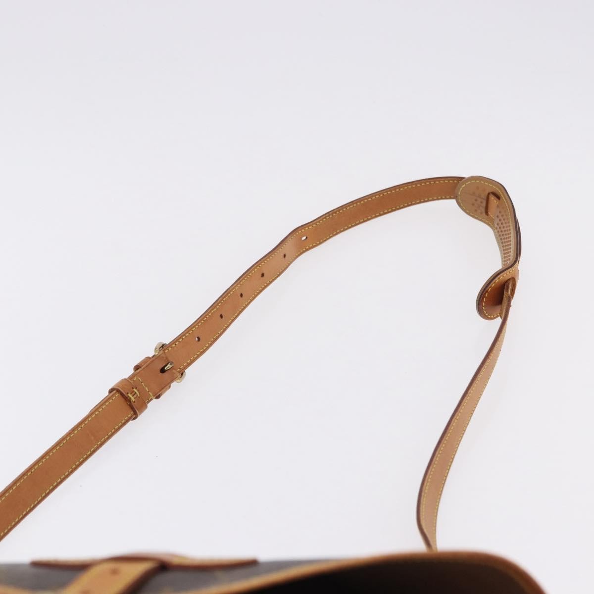 Louis Vuitton Saumur Monogram, Brown, Canvas, Shoulder Bag