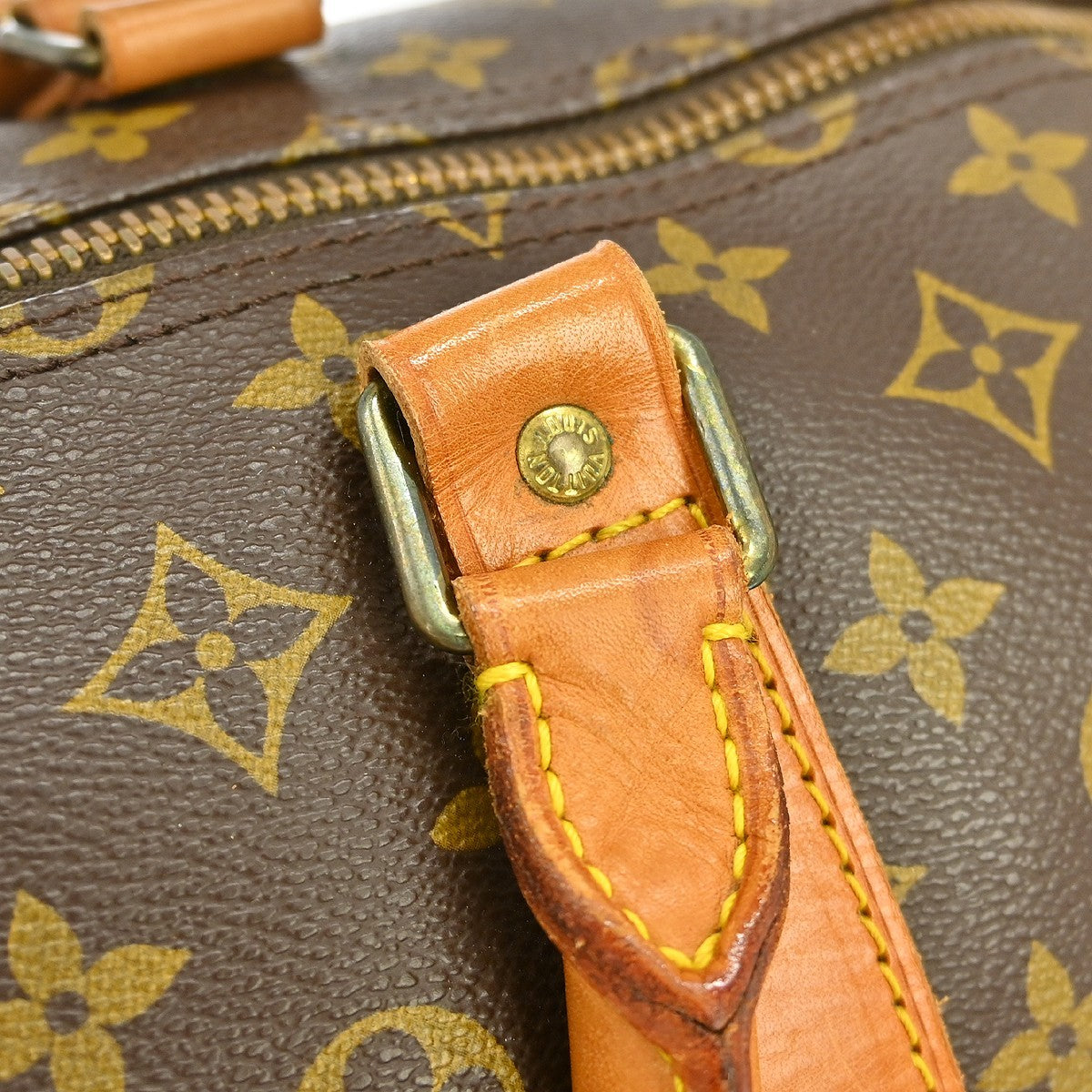 Louis Vuitton Keepall Bandouliere Monogram Canvas, Brown, Canvas, Travel Bag