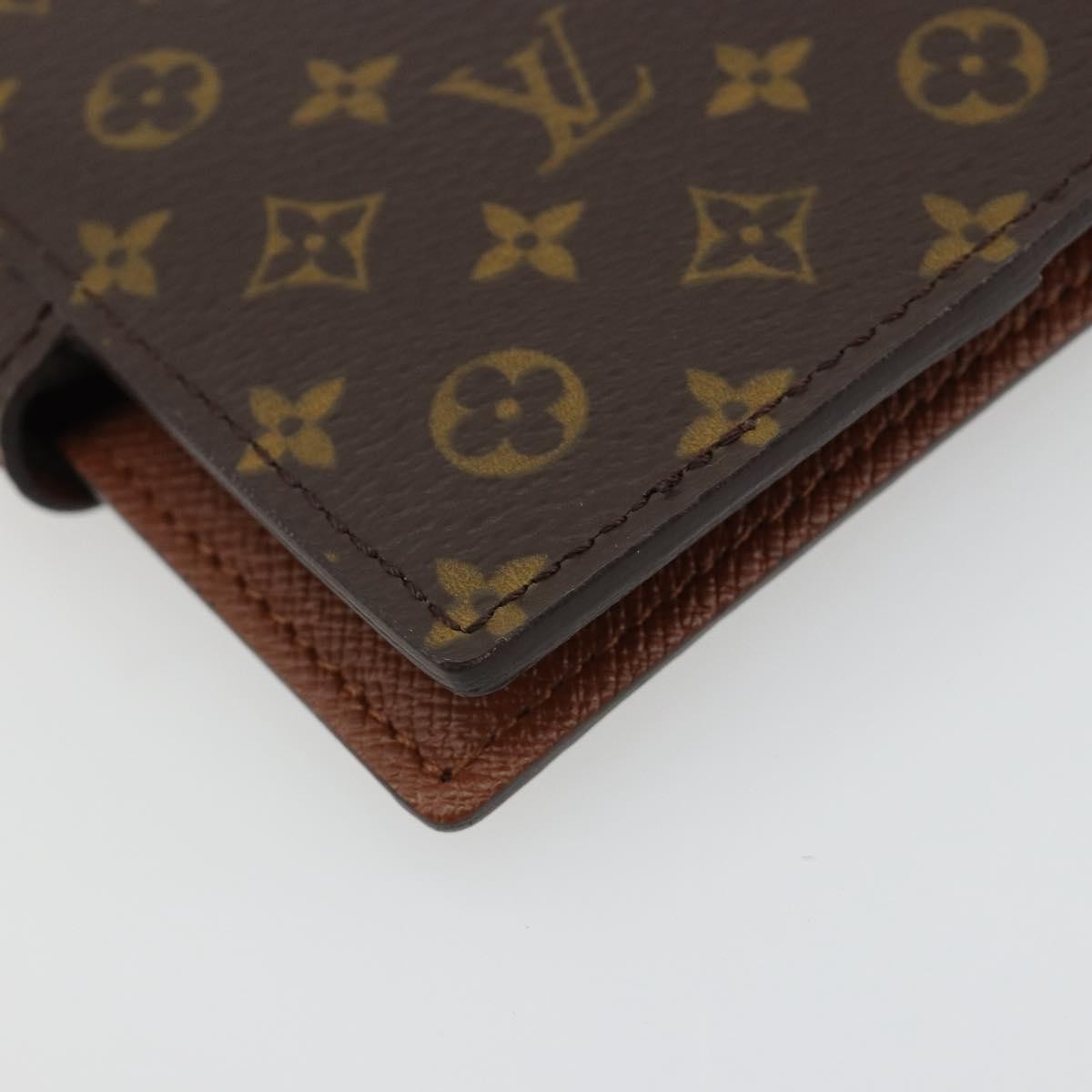 Louis Vuitton Agenda Cover Monogram Canvas, Brown, Canvas, Wallet