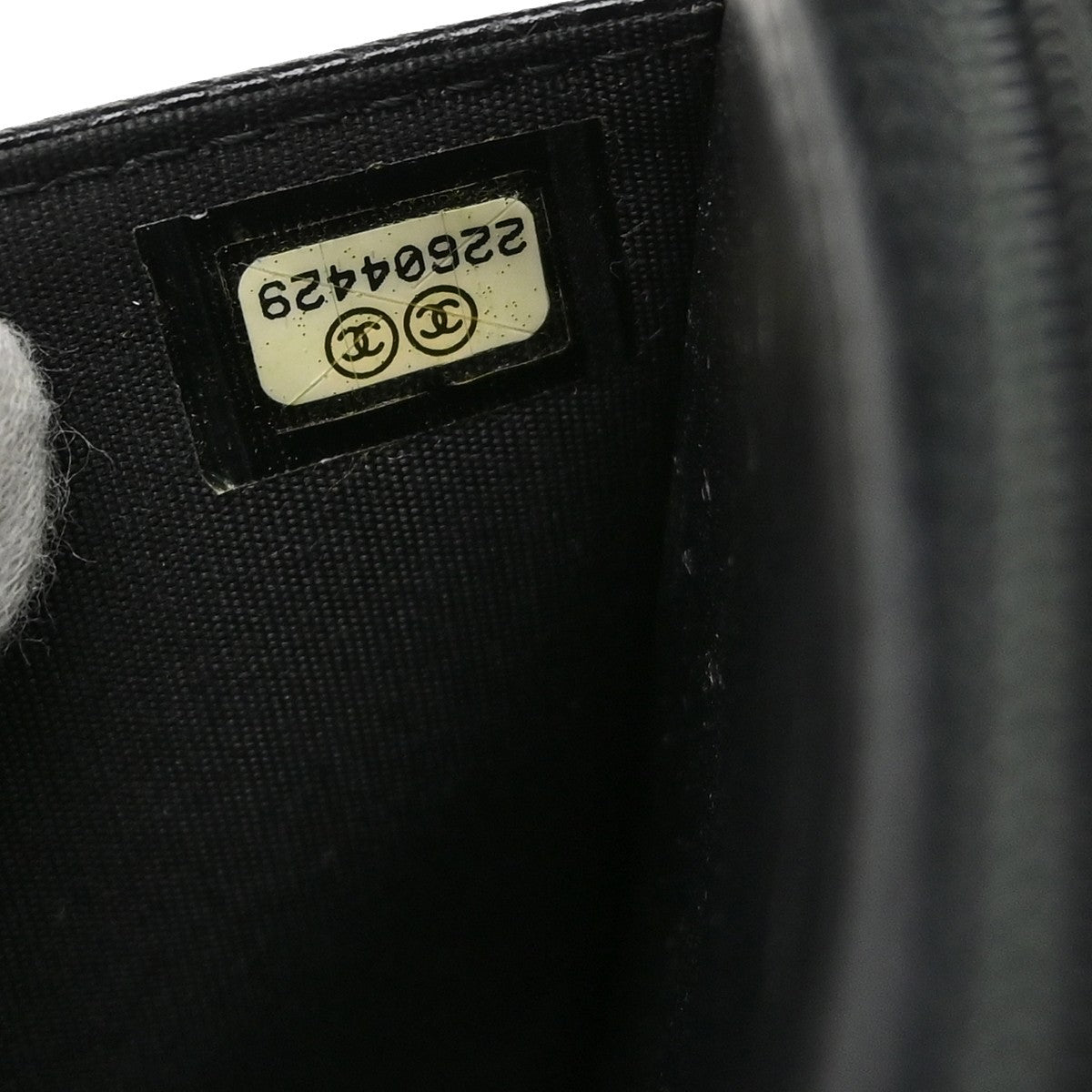 Chanel Wallet on Chain Caviar, Black, Leather, Clutch