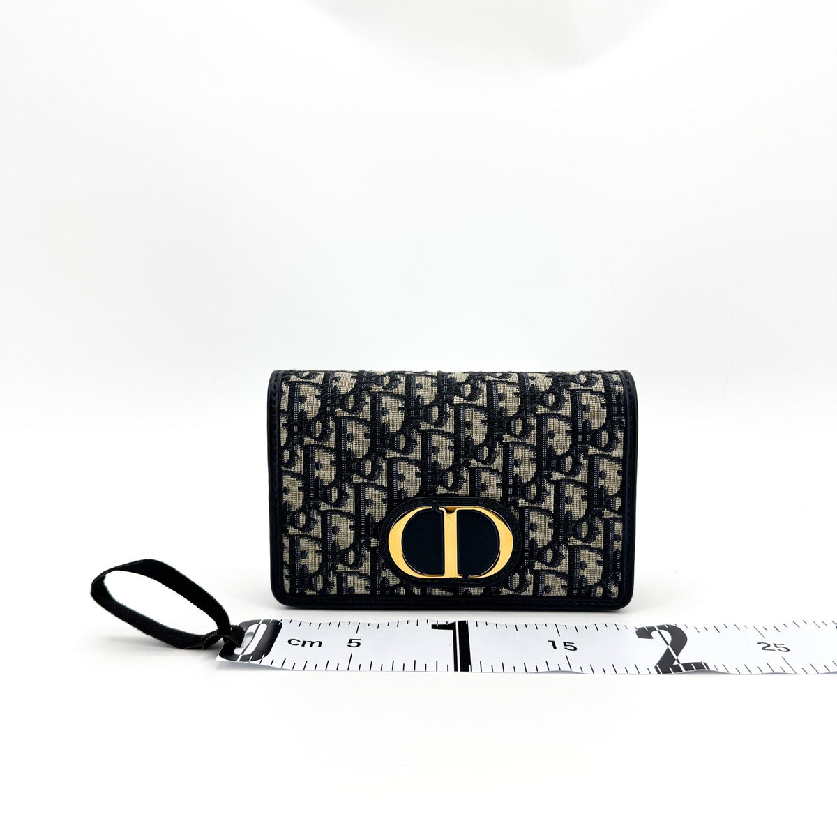 Christian Dior 30 Montaigne 2-in-1 Oblique Canvas, Beige, Canvas, Clutch