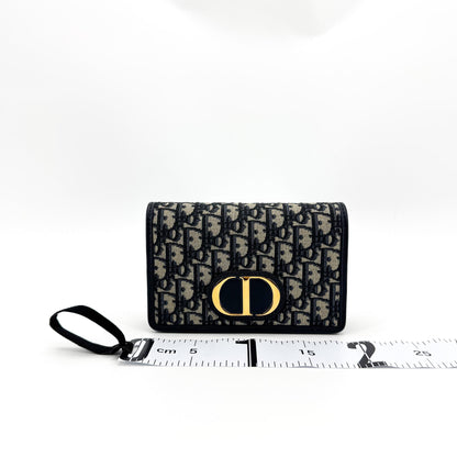 Christian Dior 30 Montaigne 2-in-1 Oblique Canvas, Beige, Canvas, Clutch