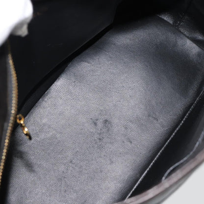 Chanel Matelassé Lambskin leather, Black, Leather, Tote Bag