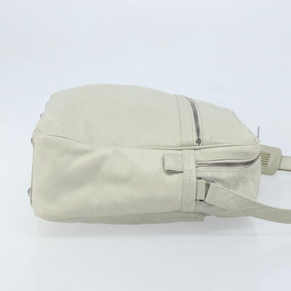 Louis Vuitton Clarkson Messenger Monogram Shadow Leather, White, Leather, Handbag