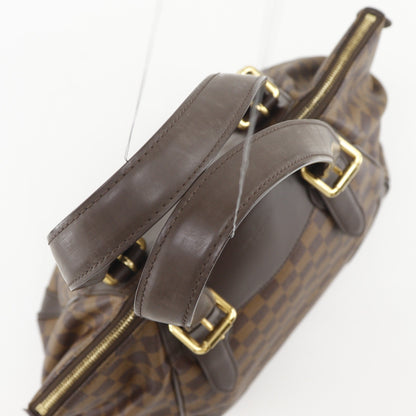 Louis Vuitton Verona Damier Ebene, Brown, Canvas, Tote Bag