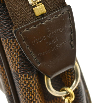 Louis Vuitton Eva Damier, Brown, Canvas, Handbag
