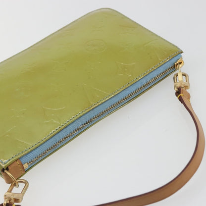 Louis Vuitton Lexington Pochette Monogram Vernis, Green, Patent Leather, Clutch