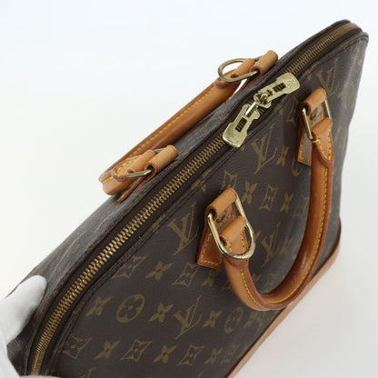 Louis Vuitton Alma Handbag Monogram Canvas, BROWN, CANVAS, Handbag