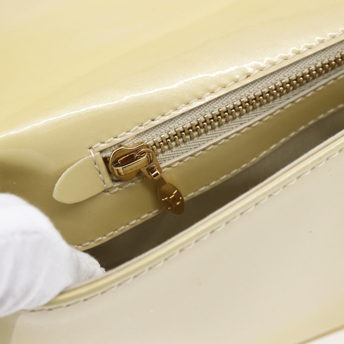Louis Vuitton Sobe Clutch Patent, Beige, Patent Leather, Clutch