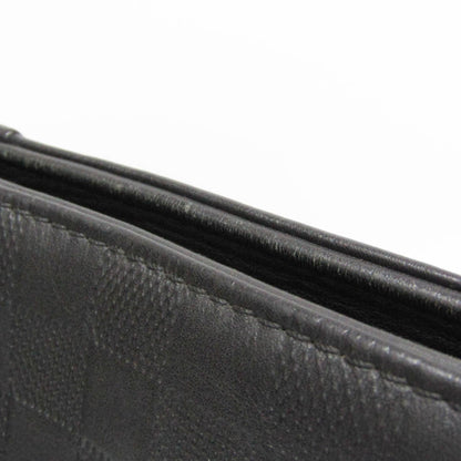 Louis Vuitton Tadao Damier Infini Leather, Black, Leather, Handbag