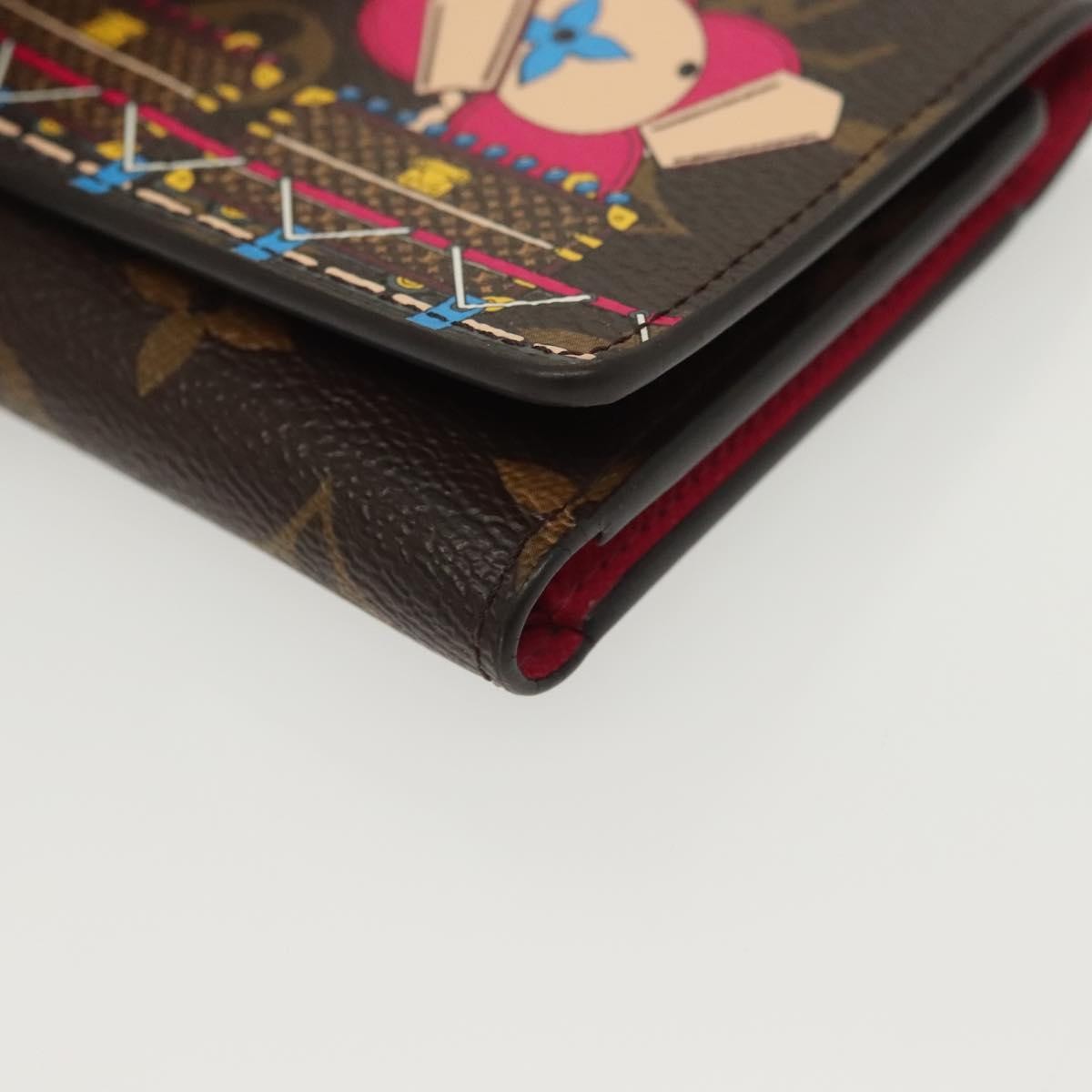 Louis Vuitton Victorine Monogram Vivienne Japan Garden, Brown, Canvas, Wallet