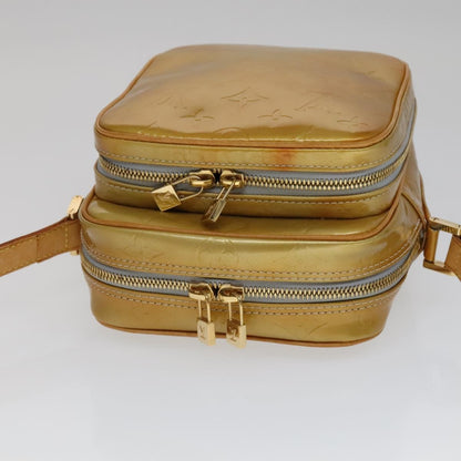 Louis Vuitton Wooster Monogram Vernis, Yellow, Patent Leather, Handbag