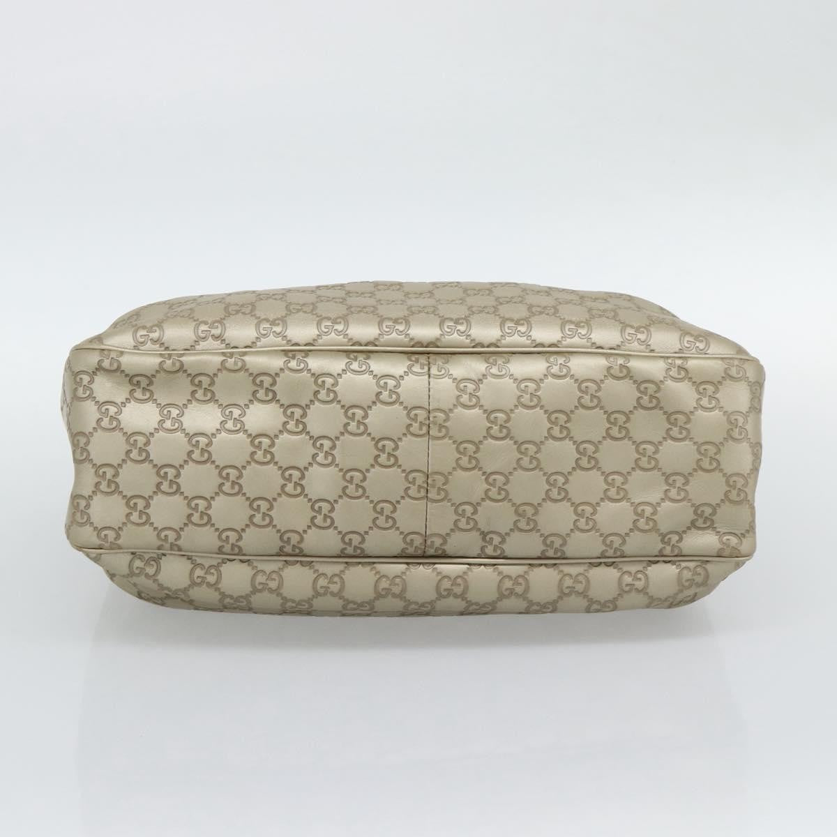Gucci Sukey Top Handle Guccissima Leather, Gold, Leather, Tote Bag