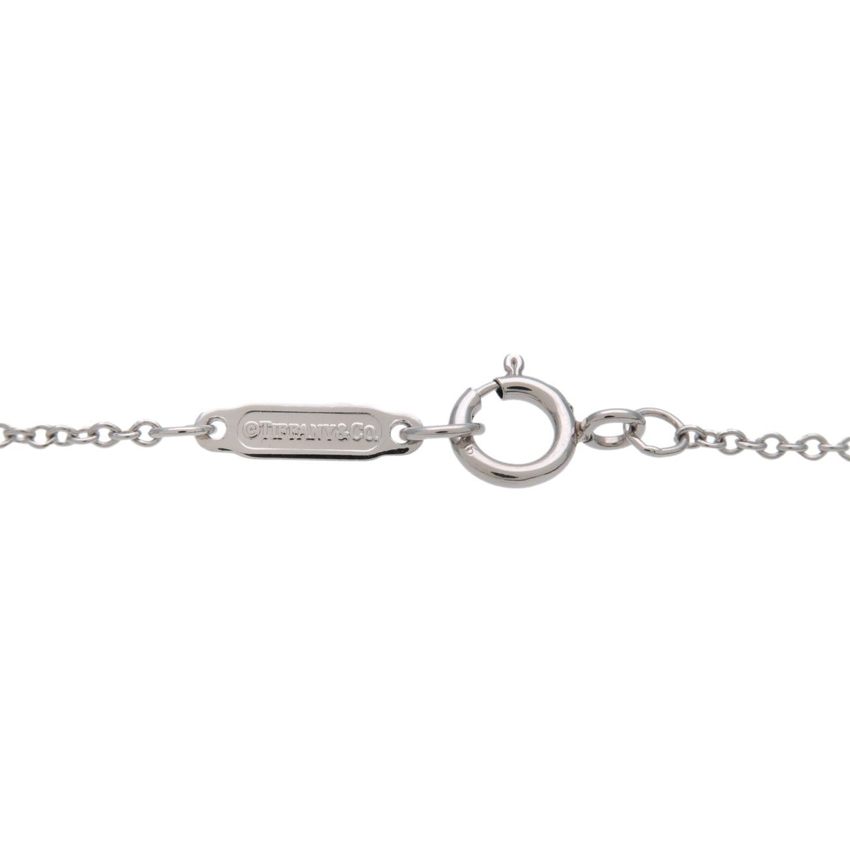 Tiffany & Co. Heart Pendant Platinum with Diamonds, Silver, Platinum, Necklace