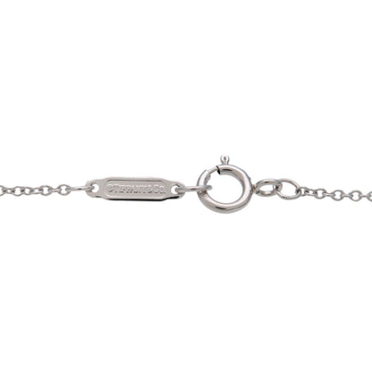 Tiffany & Co. Heart Pendant Platinum with Diamonds, Silver, Platinum, Necklace