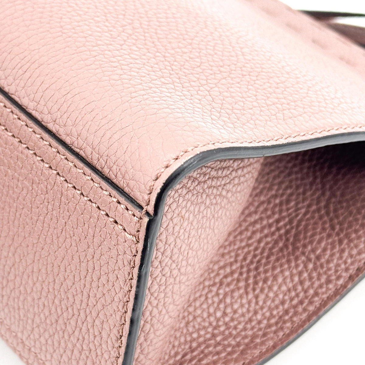 Gucci GG Marmont Top Handle Leather, Pink, Leather, Handbag