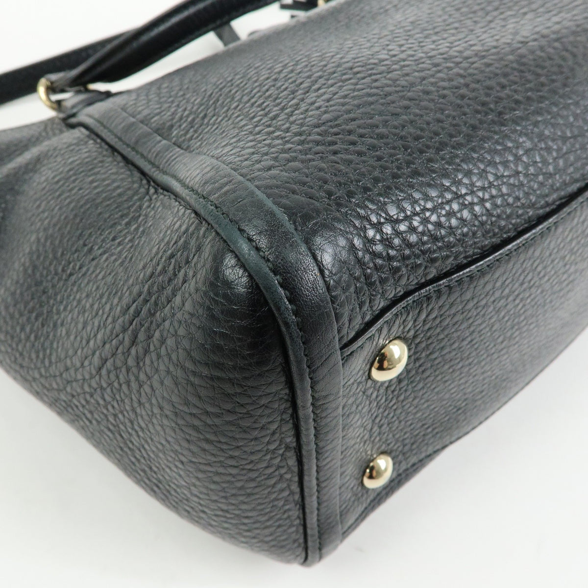 Gucci Soho Convertible Top Handle Leather, Black, Leather, Handbag