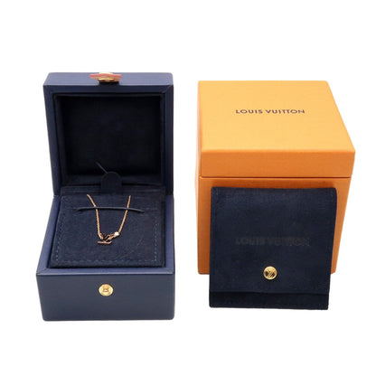 Louis Vuitton Idylle Blossom LV Pendant 18K Rose Gold with Diamond, Gold, Rose Gold, Necklace