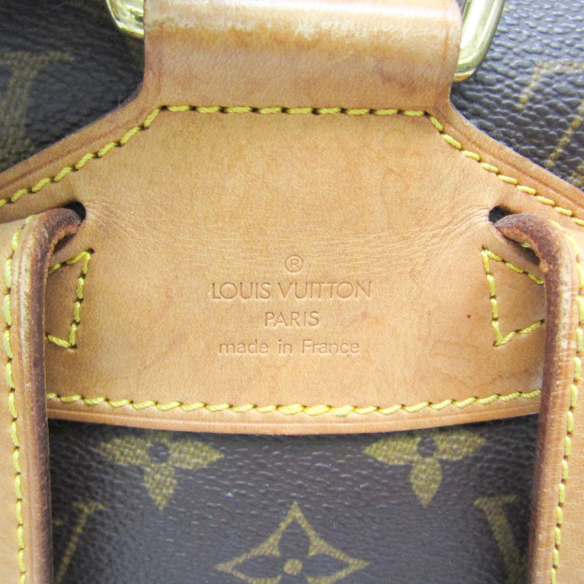 Louis Vuitton Vintage Montsouris Monogram Canvas, Brown, Canvas, Backpack