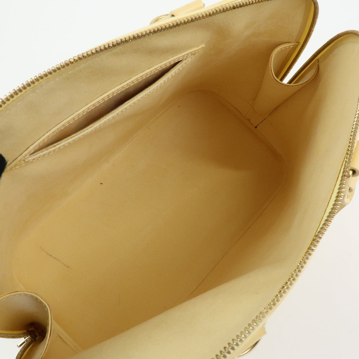 Louis Vuitton Alma Epi Leather, Beige, Leather, Handbag