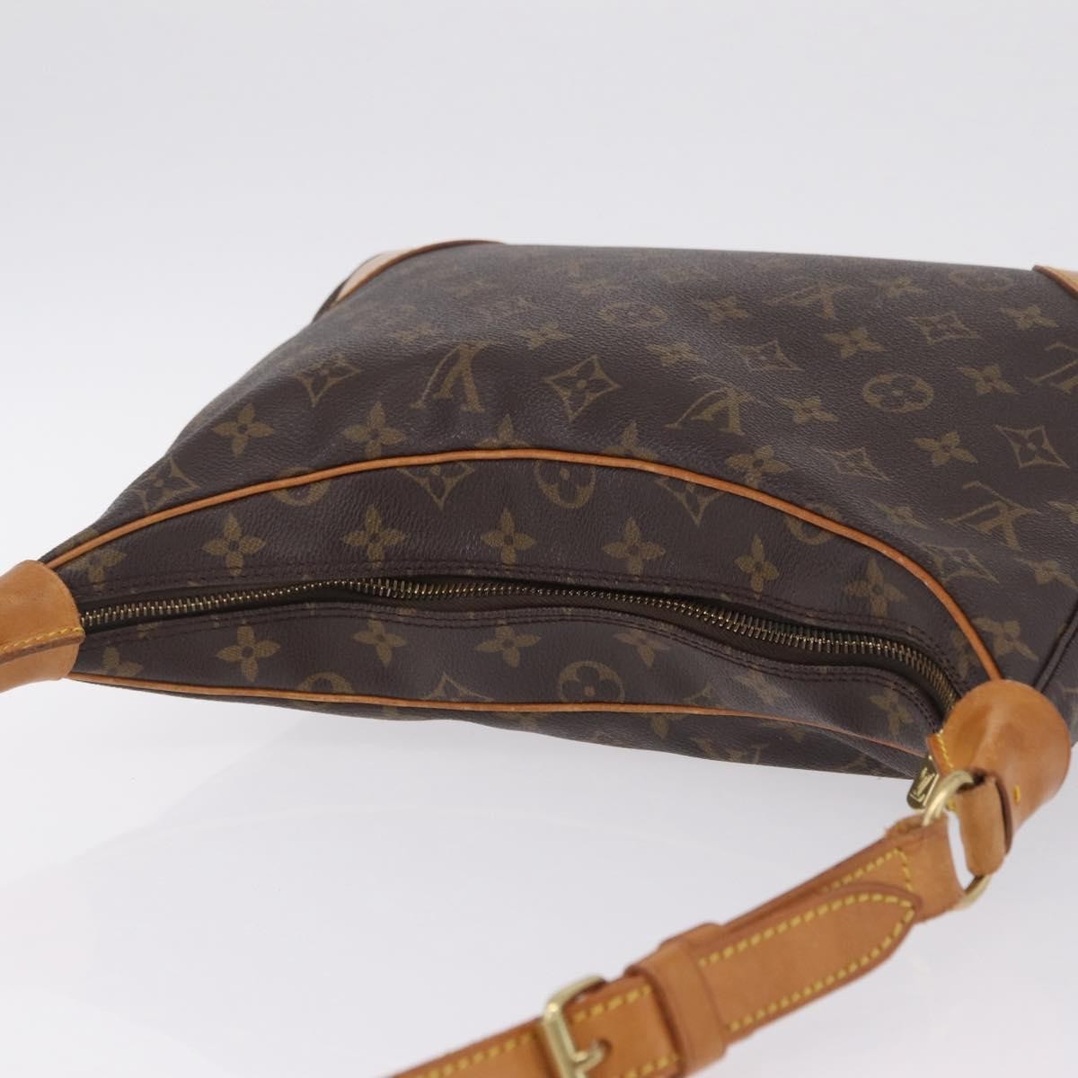 Louis Vuitton Boulogne Monogram Canvas, Brown, Canvas, Handbag