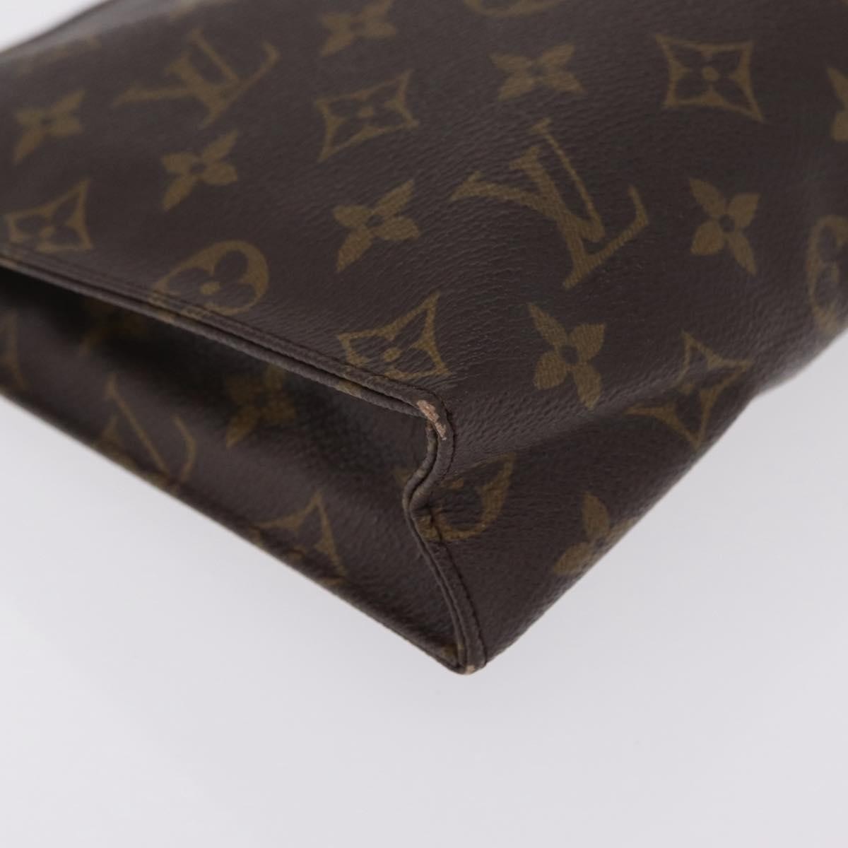 Louis Vuitton Toiletry Pouch Monogram Canvas, Brown, Canvas, Clutch