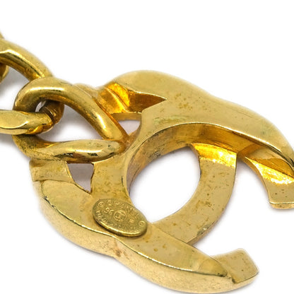 Chanel Vintage CC Turnlock Chain Metal, Gold, Gold Plated, Bracelet