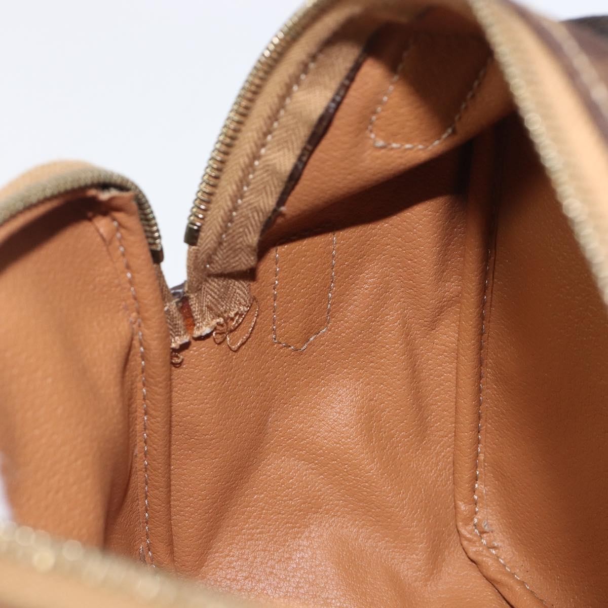 Celine Vintage Handbag Toile Céline, Brown, Canvas, Handbag