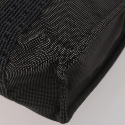Hermes Herline Canvas, Gray, Canvas, Backpack