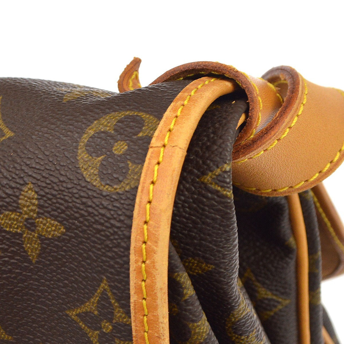 Louis Vuitton Saumur Monogram Canvas, Brown, Canvas, Shoulder Bag