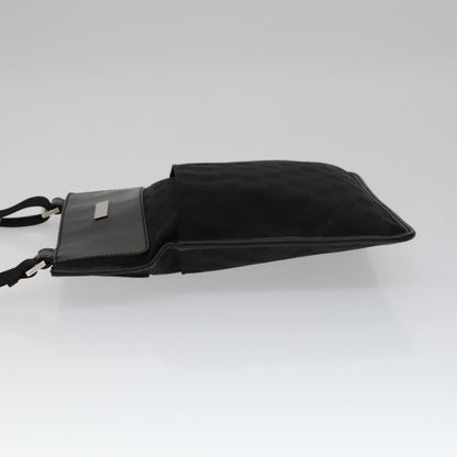 Gucci Shoulder Canvas, Black, Canvas, Shoulder Bag
