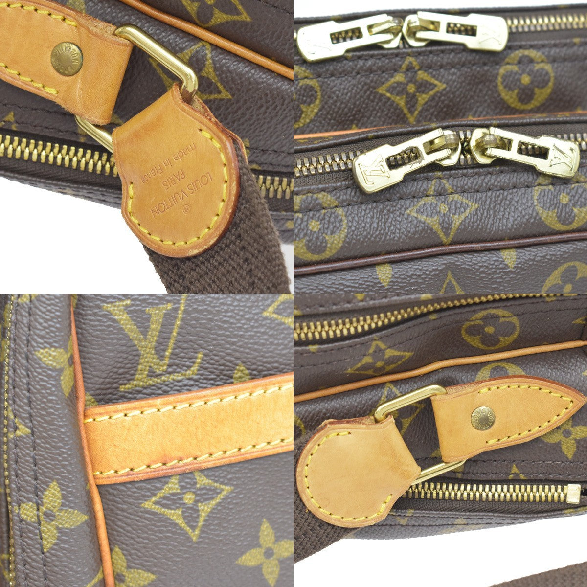 Louis Vuitton Reporter Monogram Canvas, Brown, Canvas, Shoulder Bag