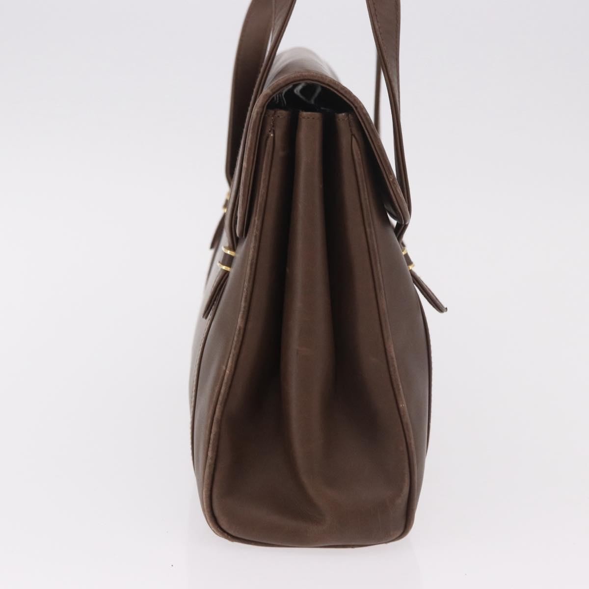Gucci Vintage Leather, Brown, Leather, Tote Bag