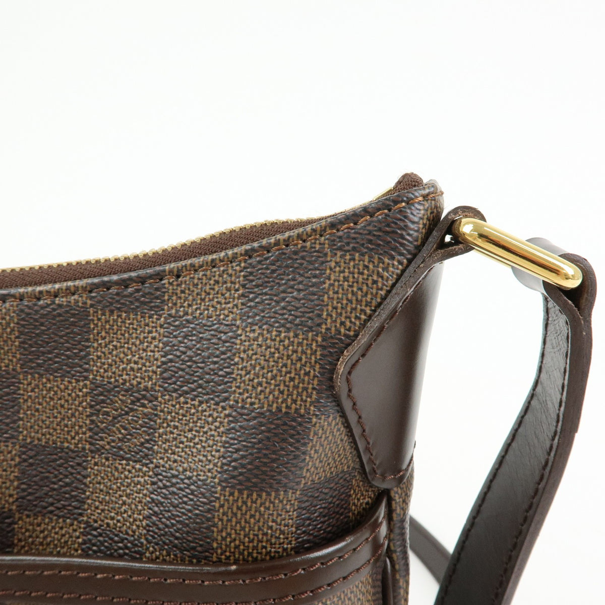 Louis Vuitton Bloomsbury Damier, Brown, Canvas, Shoulder Bag
