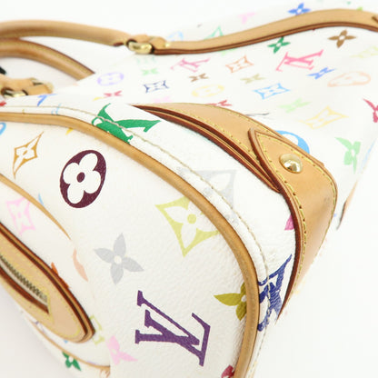 Louis Vuitton Priscilla Monogram Multicolor, White, Canvas, Handbag