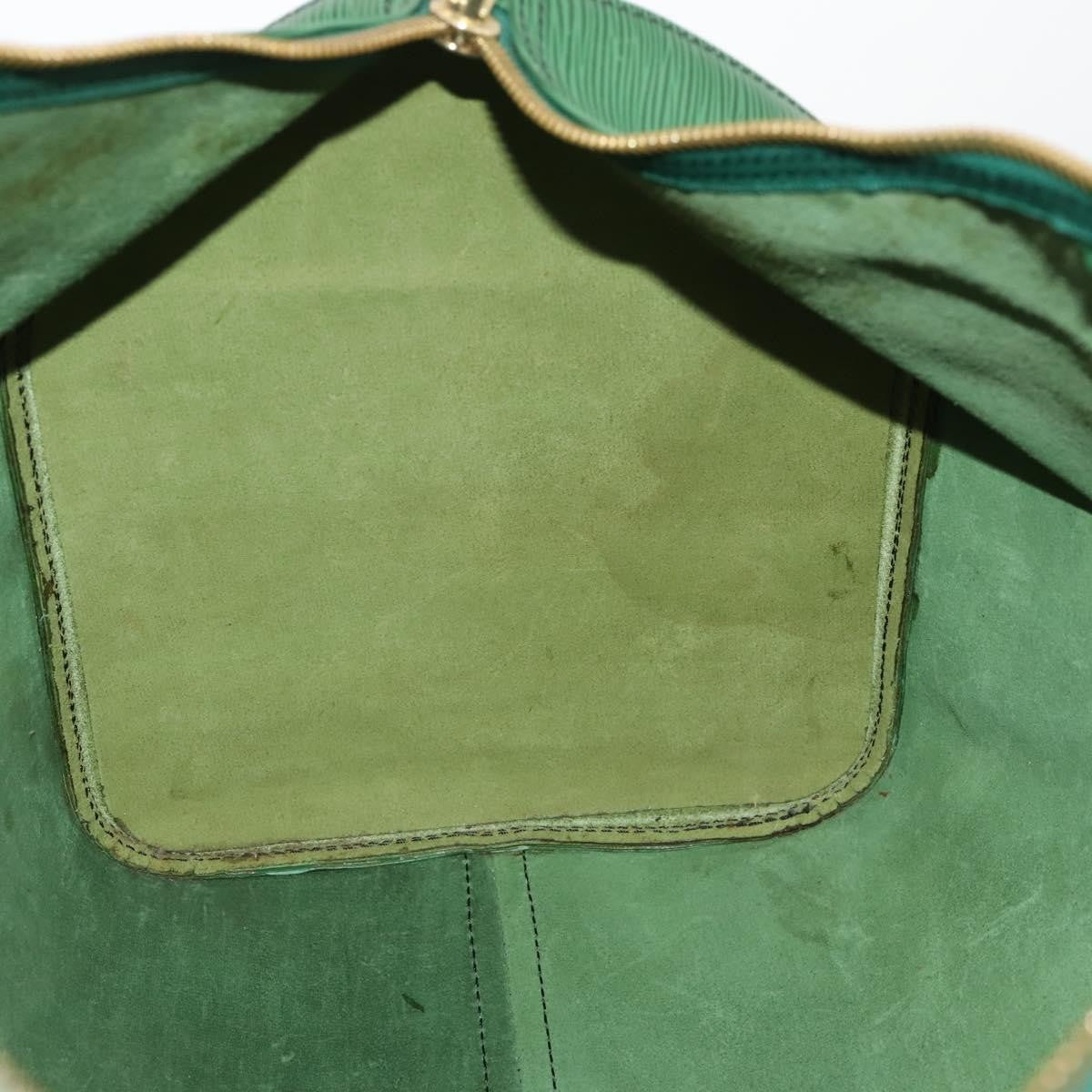 Louis Vuitton Keepall Epi Leather, Green, Leather, Travel Bag