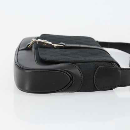 Gucci Vintage Jackie O Web Hobo GG Canvas, BLACK, CANVAS, Shoulder bag