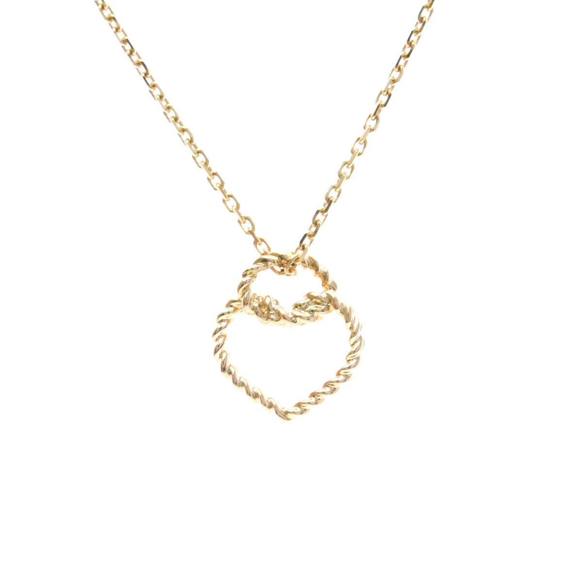 Cartier Torta Heart Pendant 18K Rose Gold, Gold, Pink Gold, Necklace
