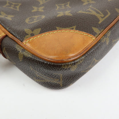 Louis Vuitton Marly Dragonne Clutch Monogram Canvas, Brown, Canvas, Clutch