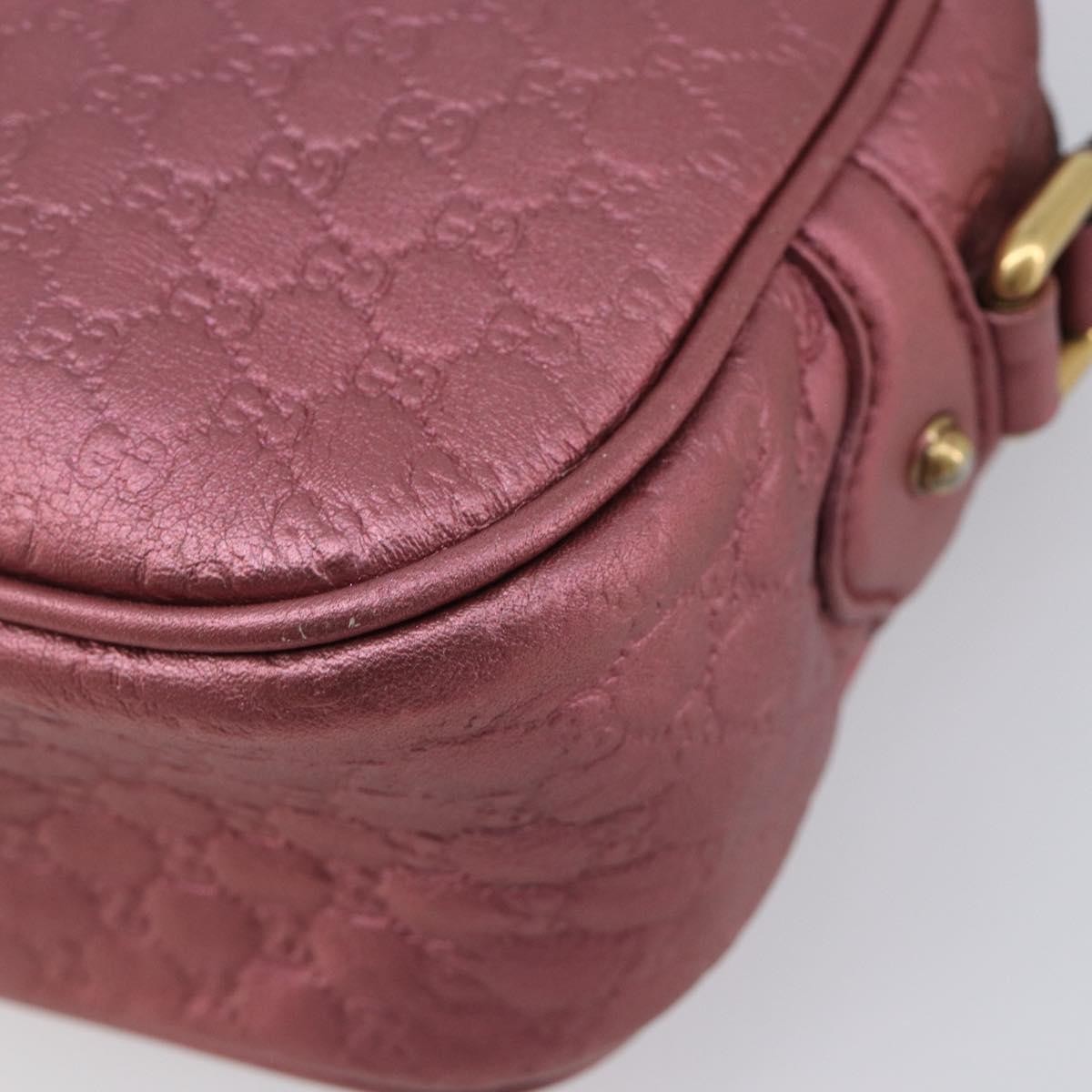 Gucci Sunshine Disco Microguccissima Leather, Pink, Leather, Crossbody Bag