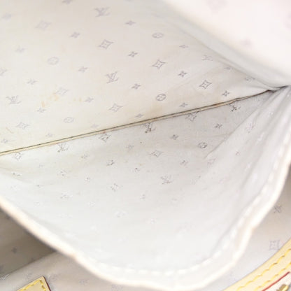 Louis Vuitton Suhali Le Majestueux Leather, White, Leather, Handbag
