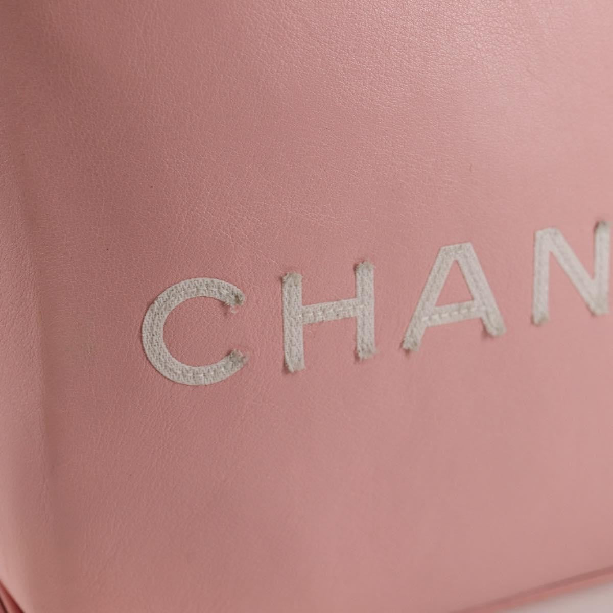 Chanel Essential Shopping Tote Leather, Pink, Leather, Tote bag